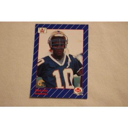 Rod Hill 1991 AW Sport All-World CFL NO. 104