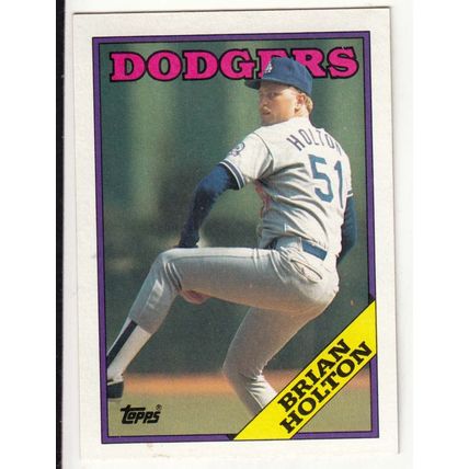 1988 Topps baseball card 338 Brian Holton