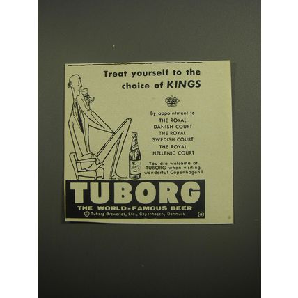 1956 Tuborg Beer Ad