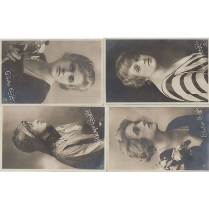 Gladys Cooper Hand Painted Facimile Actress Signed 4x Postcard s