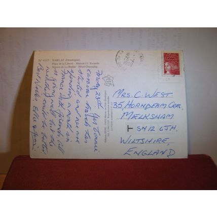 multiview, SARLAT, DORDOGNE, FRANCE used postcard 1999 pm #