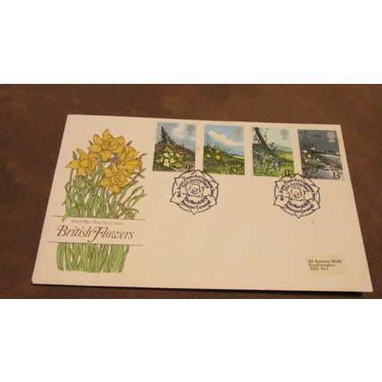 GB 1979 FDC Cover - British Wild Flowers through seasons