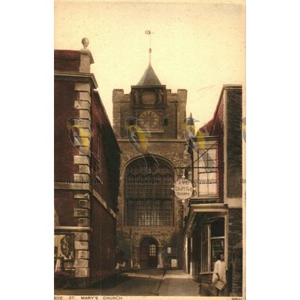 Rye, St Mary's Church, Sussex, Vintage Photochrom 50531 Postcard