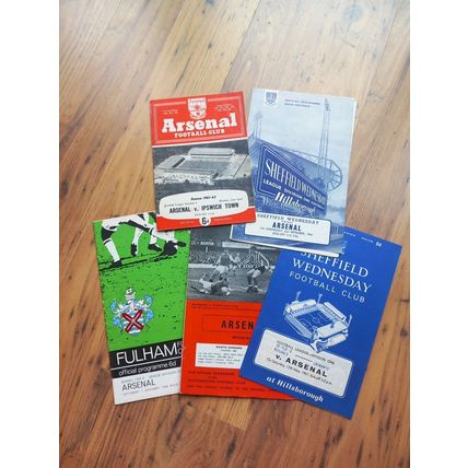 Collection of 5 x Arsenal 1960's Home and Aways - All listed ** FREE P&P **
