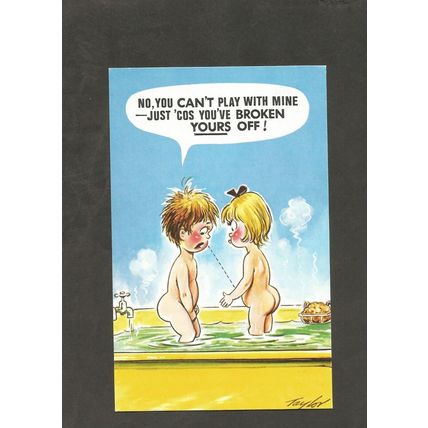 Comic Postcard, Bamforth #472 Chidren