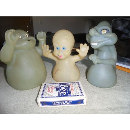 CASPER & The GHOSTLY TRIO Vinyl Figures! $33.00 Shipped!! These GLOW IN THE DAR