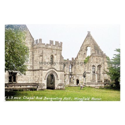 ptc7133 - Derbys'- Early Wingfield Manor Chapel & Banqueting Hall - print 6x4