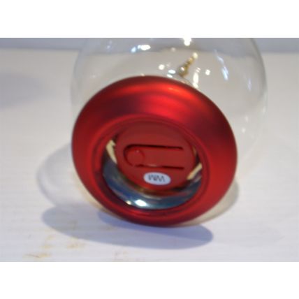 Avon Spun Glass Tree Ornament Very Nice In Box 1999 Red