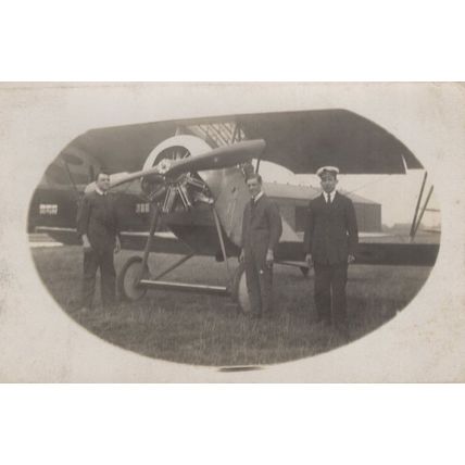 Killed Pilot R.N.A.S. Royal Naval Air Service Dover WW1 Old Postcard