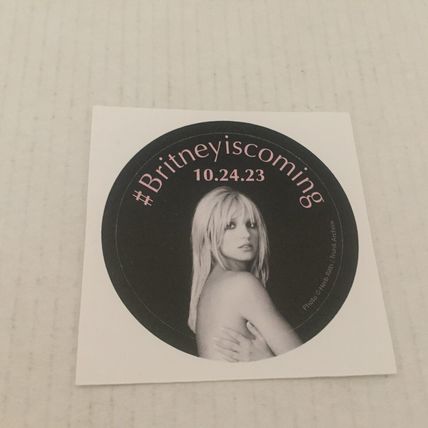 New Britney Spears #Britneyiscoming 2'' Sticker