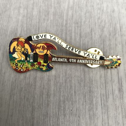 Hard Rock Cafe ATLANTA 2001 9th Anniversary PIN Eric Clapton Naked Angel LE pin