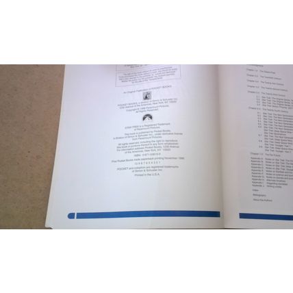 Star Trek Chronology: The History of the Future. Michael & Denise Okuda. 1st Edn