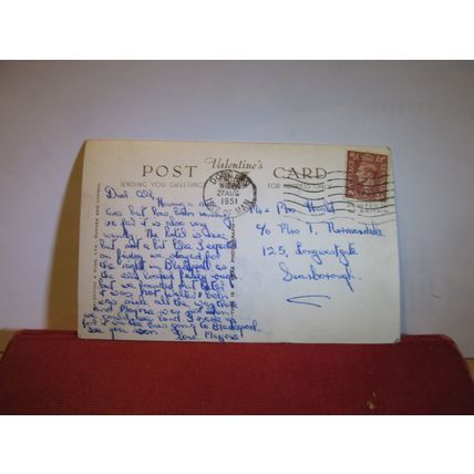 DOUGLAS FROM ONCHAN HEAD, Isle of Man used vintage postcard 1951 pm =