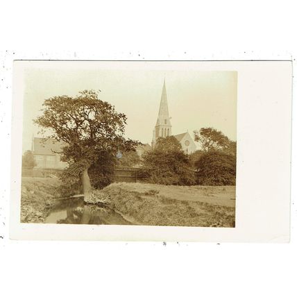 London postcard River & St Saviours Church Walthamstow