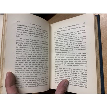 SIGNED* 1897 REVEREND LEATHERDALE "A LADY OF WALES" FICTION HARDBACK BOOK (P4)