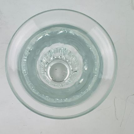 Mini Libbey Heavy Fluted Tumbler Ice Cream Float Soda Drinking Glass VINTAGE