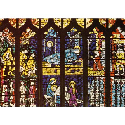 Postcards Church interiors. Job lot