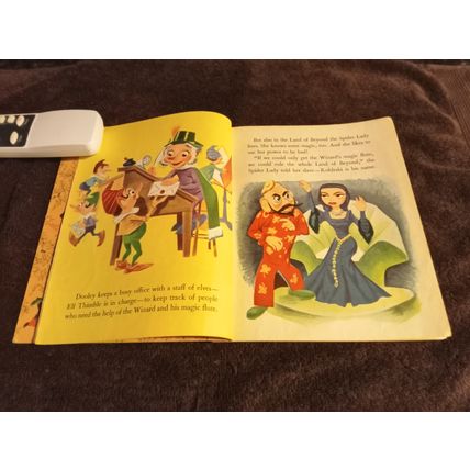 Little Golden Book Bil Baird's Whistling Wizard By Alan Stern (A) Edition 1952