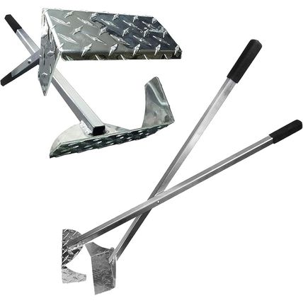 Activedogs Dog Poop Scooper Heavy Duty - Best Ever Dog Pooper Scooper - Flat Sty