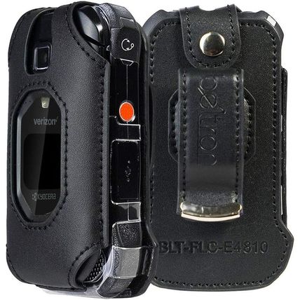 BELTRON Leather Fitted Case for Kyocera Duraxv Extreme E4810, Duraxv Extreme