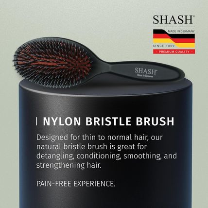 Since 1869 Hand Made in Germany - Nylon and 100% First Cut Boar Bristle Brush Su