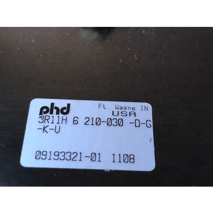 NEW PHD 3R11H 6 210-030-D-G-K-V LINEAR ACTUATOR USA 09193321-01 1108,AB