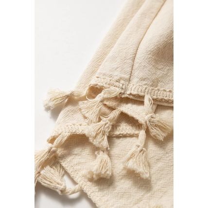 Apricot Tassel Trim Wrap Knot Side Bohemian Style Mini Skort