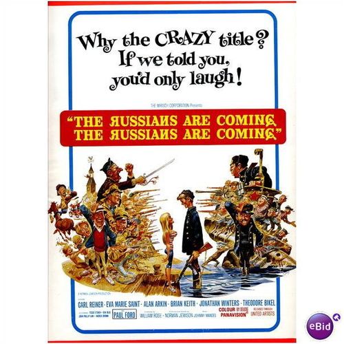THE RUSSIANS ARE COMING Carl Reiner, Eva Marie Saint, Alan Arkin 1966 Press Book