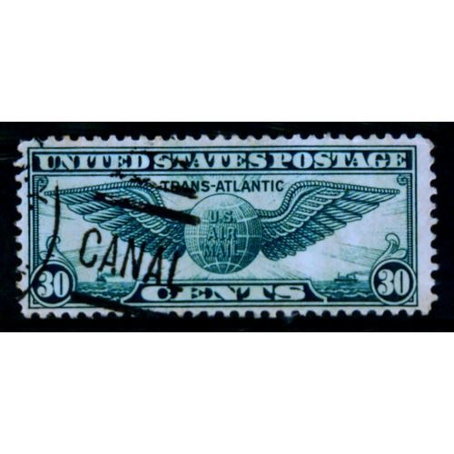 USA 1939 SG A 852 30c AIR BLUE WINGED GLOBE FINE USED