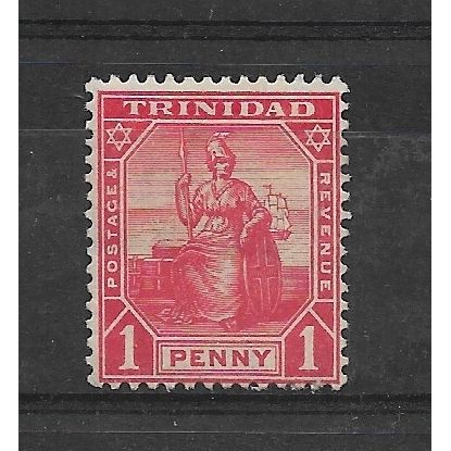 Trinidad.SG147 1d Rose-Red.Mounted Mint.Aug18a