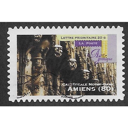 FRA 2011 (58c) 'GOTHIC ART - AMIENS 80' FINE USED (EBID56-574)