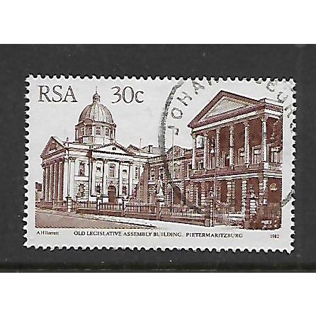 SOUTH AFRICA 1982 ARCHITECTURE SG 524 30c BROWN FINE USED#