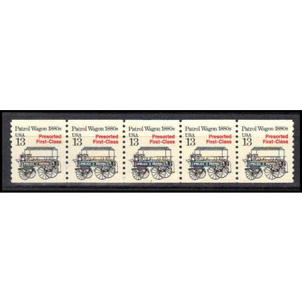 2258 13c Police Wagon Very Fine MNH Dry Gum PNC 1/5 X3149
