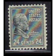 828 24c Benjamin Harrison Fine MNH O4196
