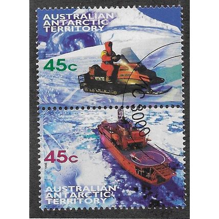AAT 1998 SE~TE PAIR 45c 'TRANSPORT ' (C.T.O) FINE USED (EBID76-532)