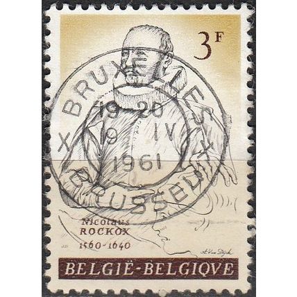 Belgique 1961 Michel 1234 O Cote (2016) 0.25 € Nicolaus Rockox maire d'Anvers