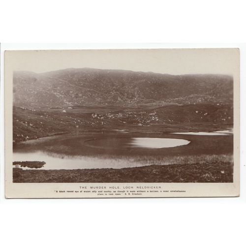 The Murder Hole Loch Neldricken Wigtownshire RP Postcard