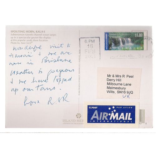SPOUTING HORN, KAUA'I, HAWAII used postcard 2001 =