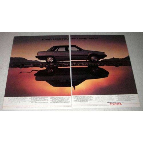 1984 Toyota 2.0 Litre Camry Gli Car Ad - Temptation