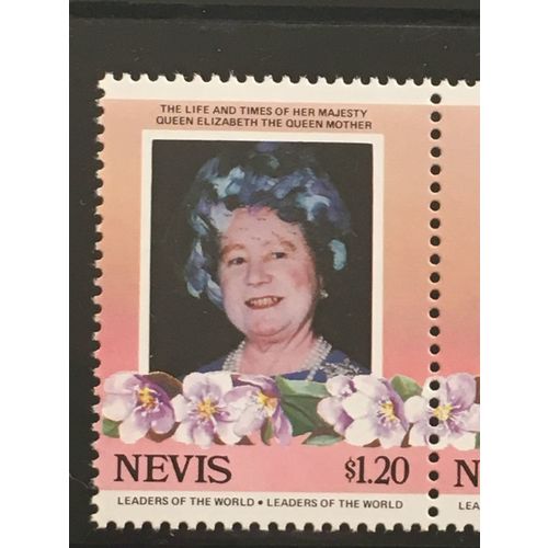 Nevis 1985 Queen Elizabeth Mother $1.20 Unmounted Mint NHM SG 313 Sc 431 stamp