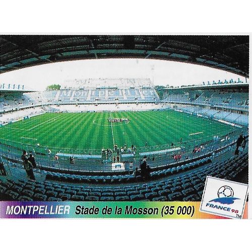 Panini's FIFA World Cup France 1998 Stickers: No.10 - Montpellier