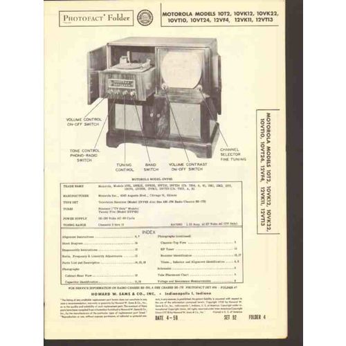 EMERSON model 645 4 tube AM radio receiver Sams Photofact manual