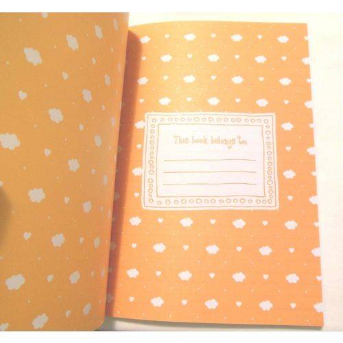 Blue Pony Rainbow Journal Notebook Blue A5 140 Pages