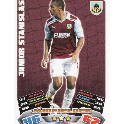 Match Attax Championship 2011/2012 63 Junior Stanislas Burnley
