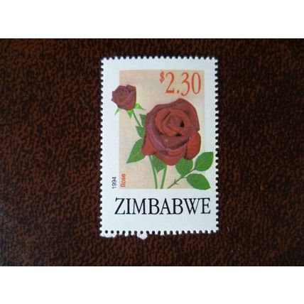 Zimbabwe 1994 Export Flowers Rose mint stamp SG881 plants flora