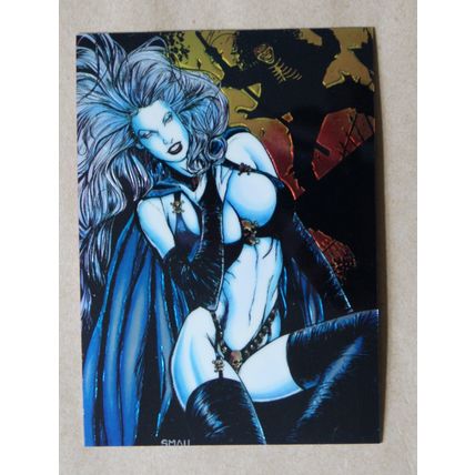 Lady Death All-Chromium Base trading Card # 46 (C) 1994 Chaos Krome comics