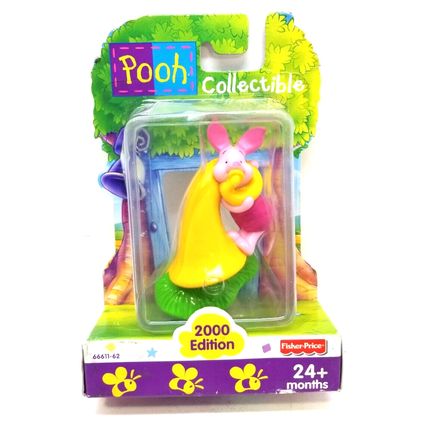 2000 Fisher Price Cute Adorable Piglet playing Tuba Disney Collectible Vintage