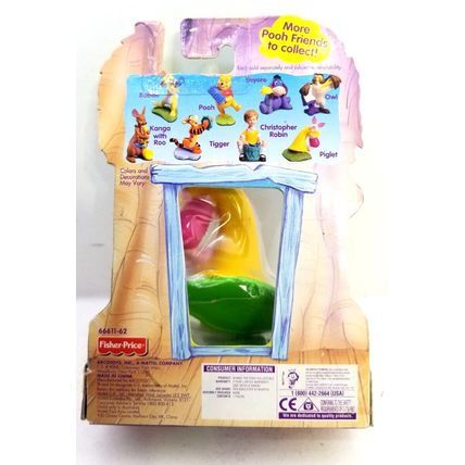2000 Fisher Price Cute Adorable Piglet playing Tuba Disney Collectible Vintage