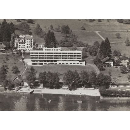 Hotel Alexander Seeblick Germany Vintage Real Photo Postcard
