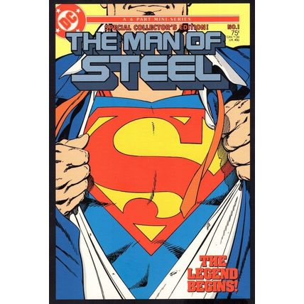 Superman The Man Of Steel Issue One 1 DC Comic Book Postcard